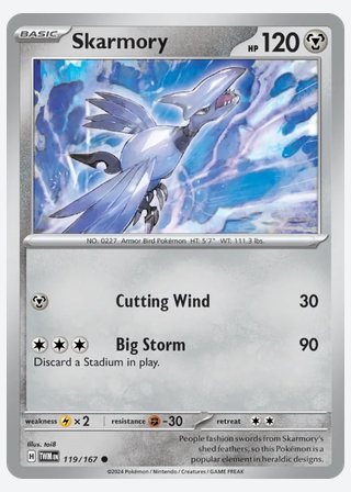 Skarmory — catalogusbeeld