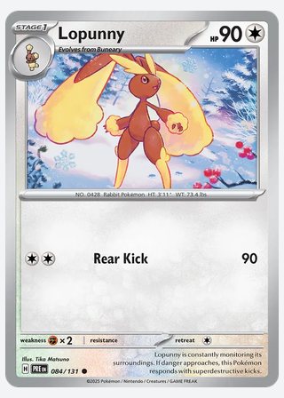 Lopunny — catalogusbeeld