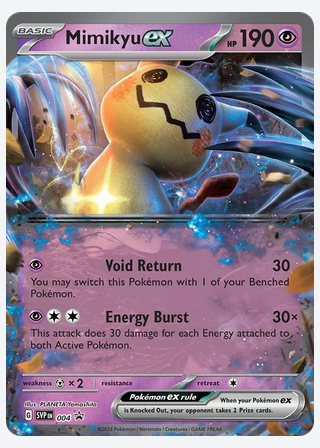 Mimikyu ex — catalogusbeeld