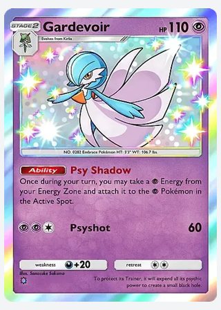 Gardevoir — catalogusbeeld