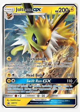 Jolteon GX — catalogusbeeld