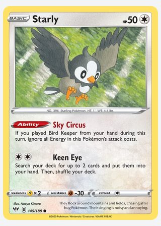 Starly — catalogusbeeld