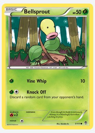Bellsprout — catalogusbeeld