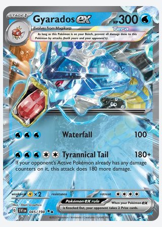 Gyarados ex — catalogusbeeld