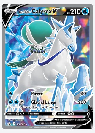 Ice Rider Calyrex V — catalogusbeeld