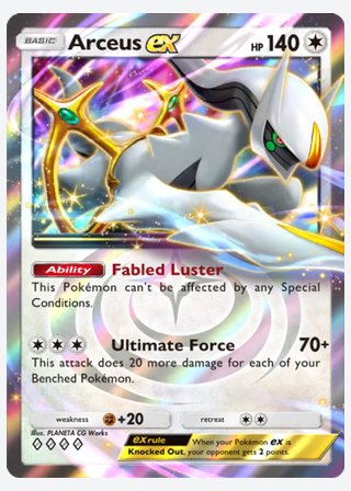 Arceus ex — catalogusbeeld
