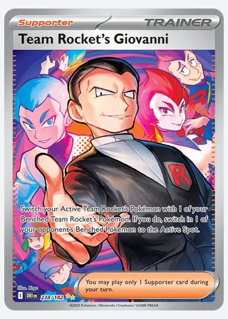 Team Rocket's Giovanni — catalogusbeeld