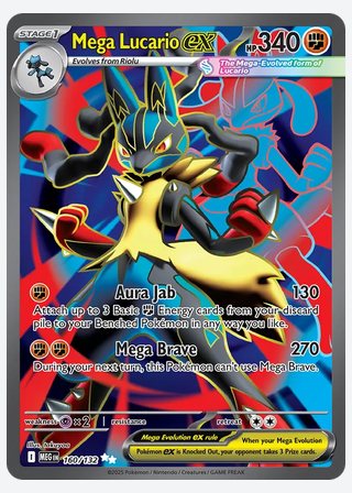 Mega Lucario ex — catalogusbeeld
