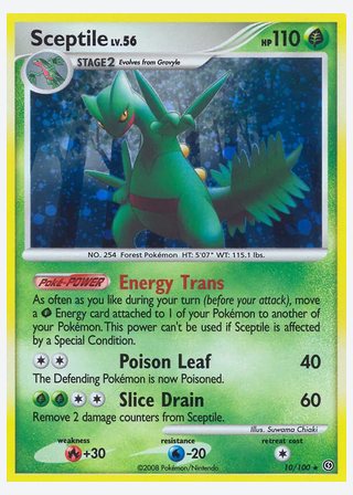 Sceptile — catalogusbeeld