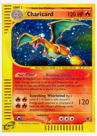 Charizard — catalogusbeeld