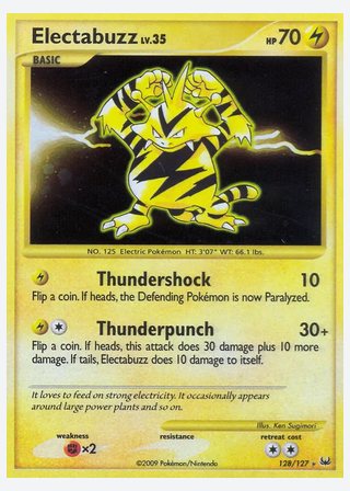 Electabuzz — catalogusbeeld