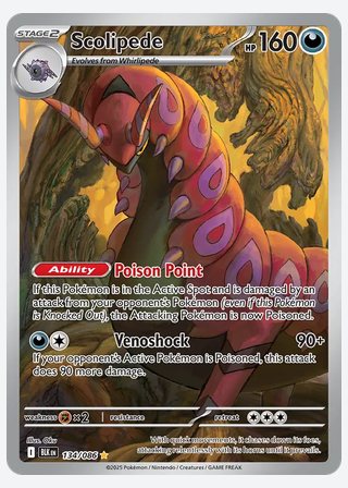 Scolipede — catalogusbeeld