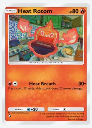 Heat Rotom — catalogusbeeld
