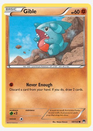 Gible — catalogusbeeld
