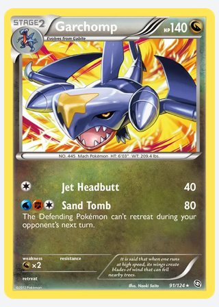 Garchomp — catalogusbeeld