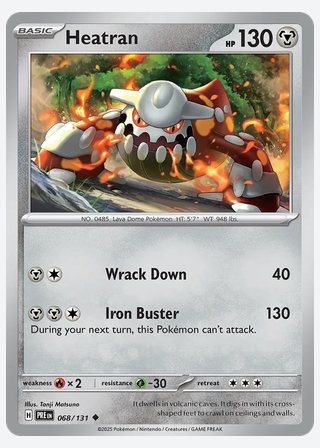 Heatran — catalogusbeeld