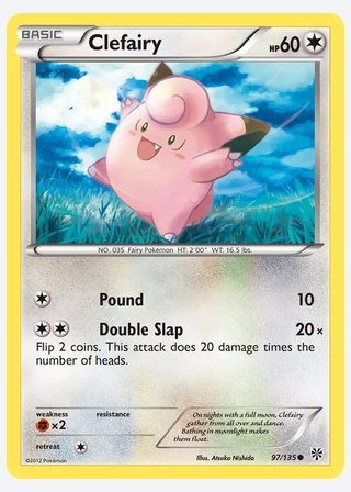 Clefairy — catalogusbeeld
