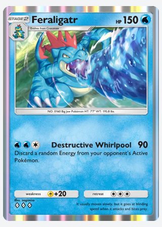 Feraligatr — catalogusbeeld