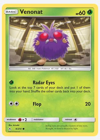 Venonat — catalogusbeeld