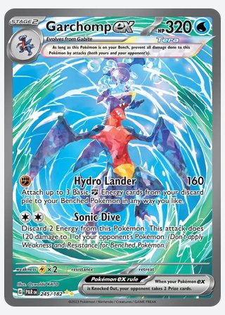 Garchomp ex — catalogusbeeld