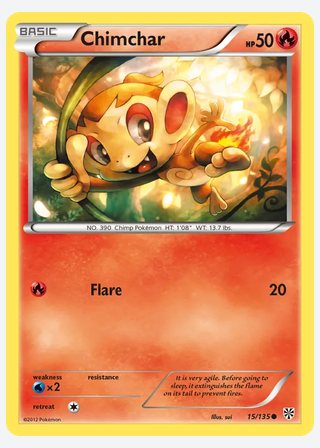 Chimchar — catalogusbeeld