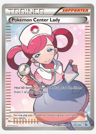 Pokémon Center Lady — catalogusbeeld