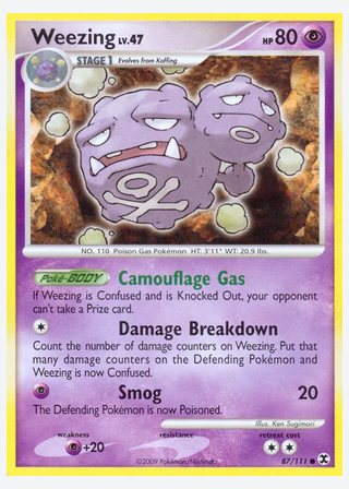Weezing — catalogusbeeld