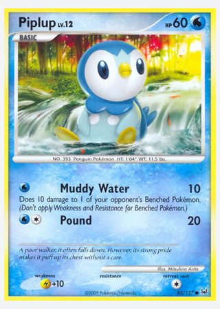 Piplup — catalogusbeeld