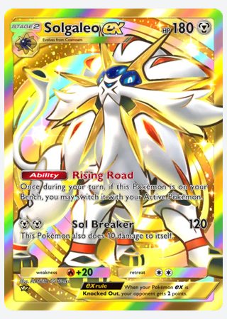 Solgaleo ex — catalogusbeeld