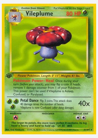 Vileplume — catalogusbeeld