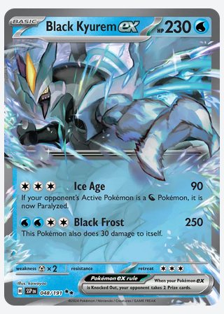 Black Kyurem ex — catalogusbeeld