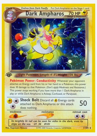 Dark Ampharos — catalogusbeeld