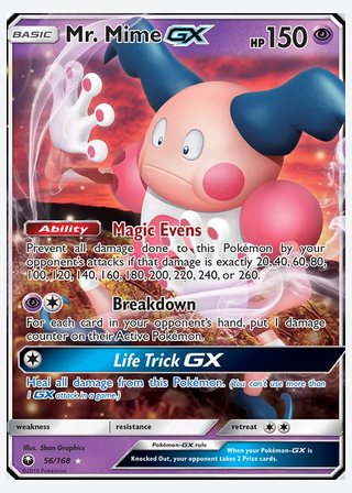 Mr. Mime GX — catalogusbeeld