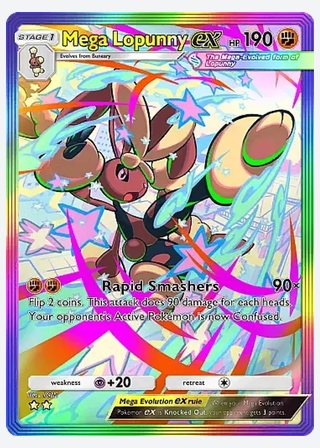 Mega Lopunny ex — catalogusbeeld
