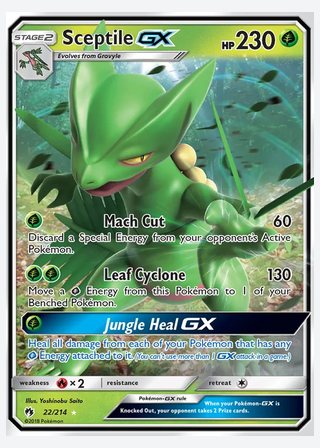Sceptile GX — catalogusbeeld