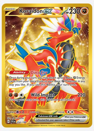 Koraidon ex — catalogusbeeld