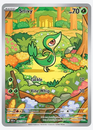 Snivy — catalogusbeeld