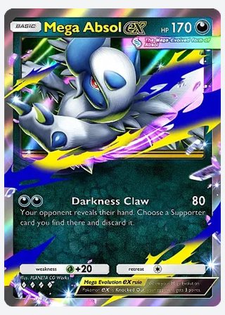 Mega Absol ex — catalogusbeeld