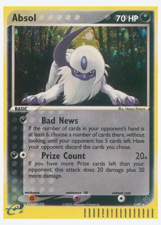 Absol — catalogusbeeld