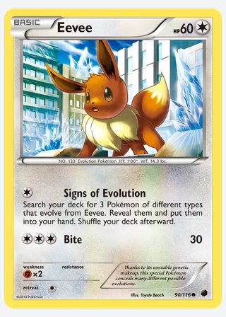 Eevee — catalogusbeeld