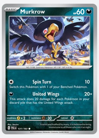 Murkrow — catalogusbeeld