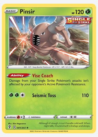 Pinsir — catalogusbeeld