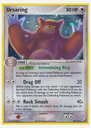 Ursaring — catalogusbeeld