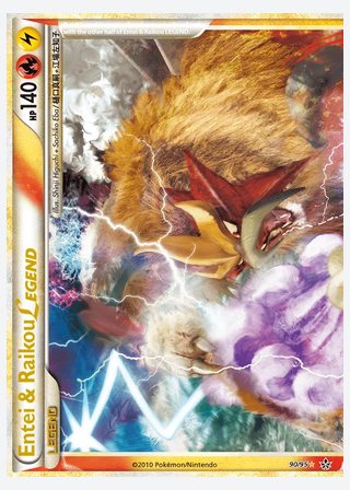Entei & Raikou LEGEND — catalogusbeeld