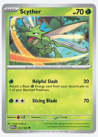 Scyther — catalogusbeeld
