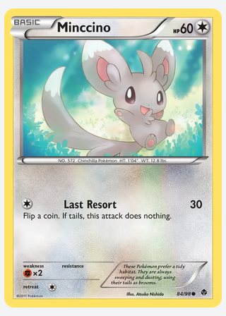Minccino — catalogusbeeld