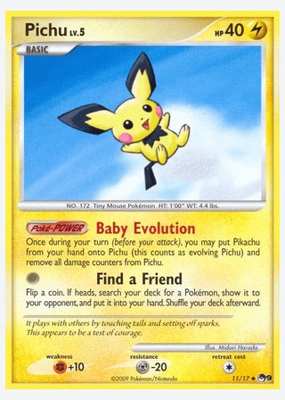 Pichu — catalogusbeeld