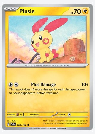 Plusle — catalogusbeeld
