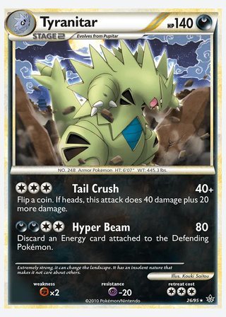 Tyranitar — catalogusbeeld