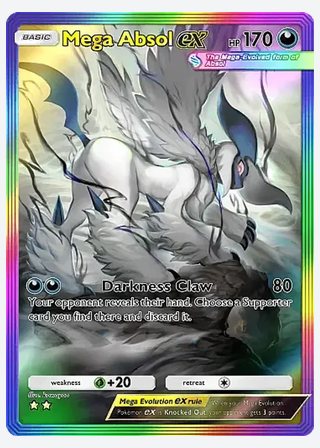Mega Absol ex — catalogusbeeld